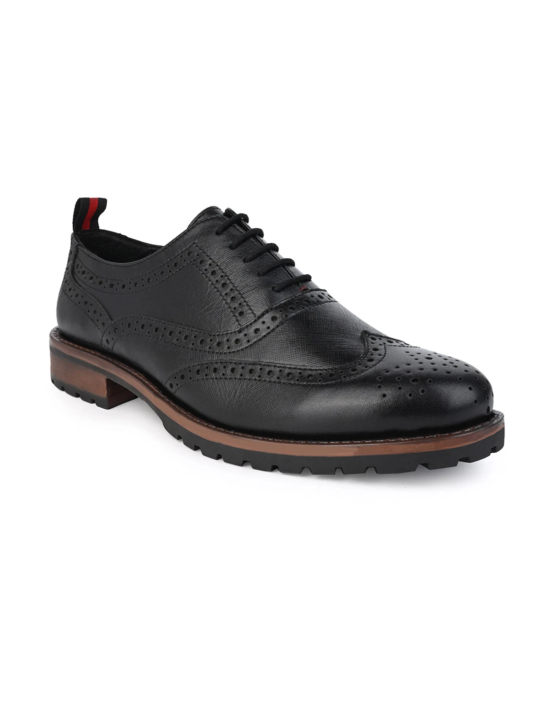 Alberto Torresi LatestBlack Brogue Shoes With Padded Insole 2 Alberto Torresi LatestBlack Brogue Shoes With Padded Insole - Image 2