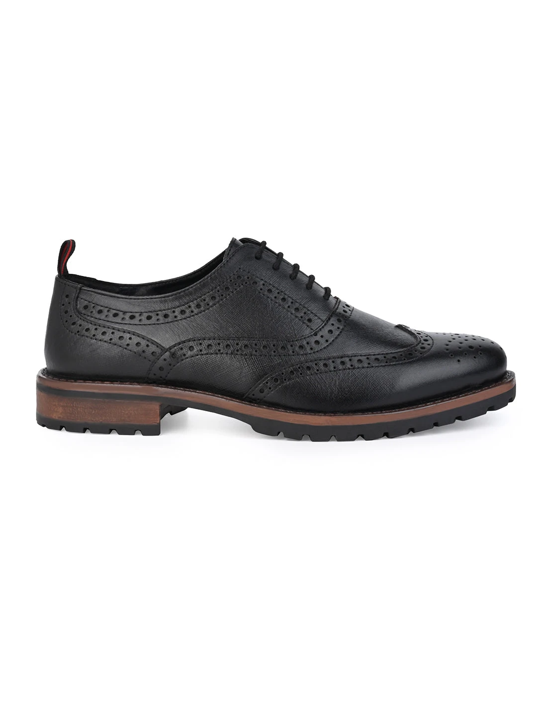 Alberto Torresi LatestBlack Brogue Shoes With Padded Insole 3 Alberto Torresi LatestBlack Brogue Shoes With Padded Insole - Image 3