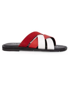 Alberto Torresi Men Red Slippers -Alberto Torresi Store 59269 WHITE RED 3 3467fac6 6f14 4d9a 809a 9d758934e746