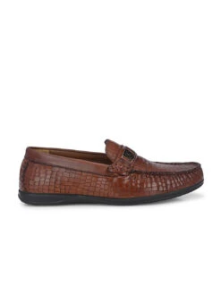 Genuine Leather Textured Impact Technolog Slip On -Alberto Torresi Store 63797 TAN CROCO 2