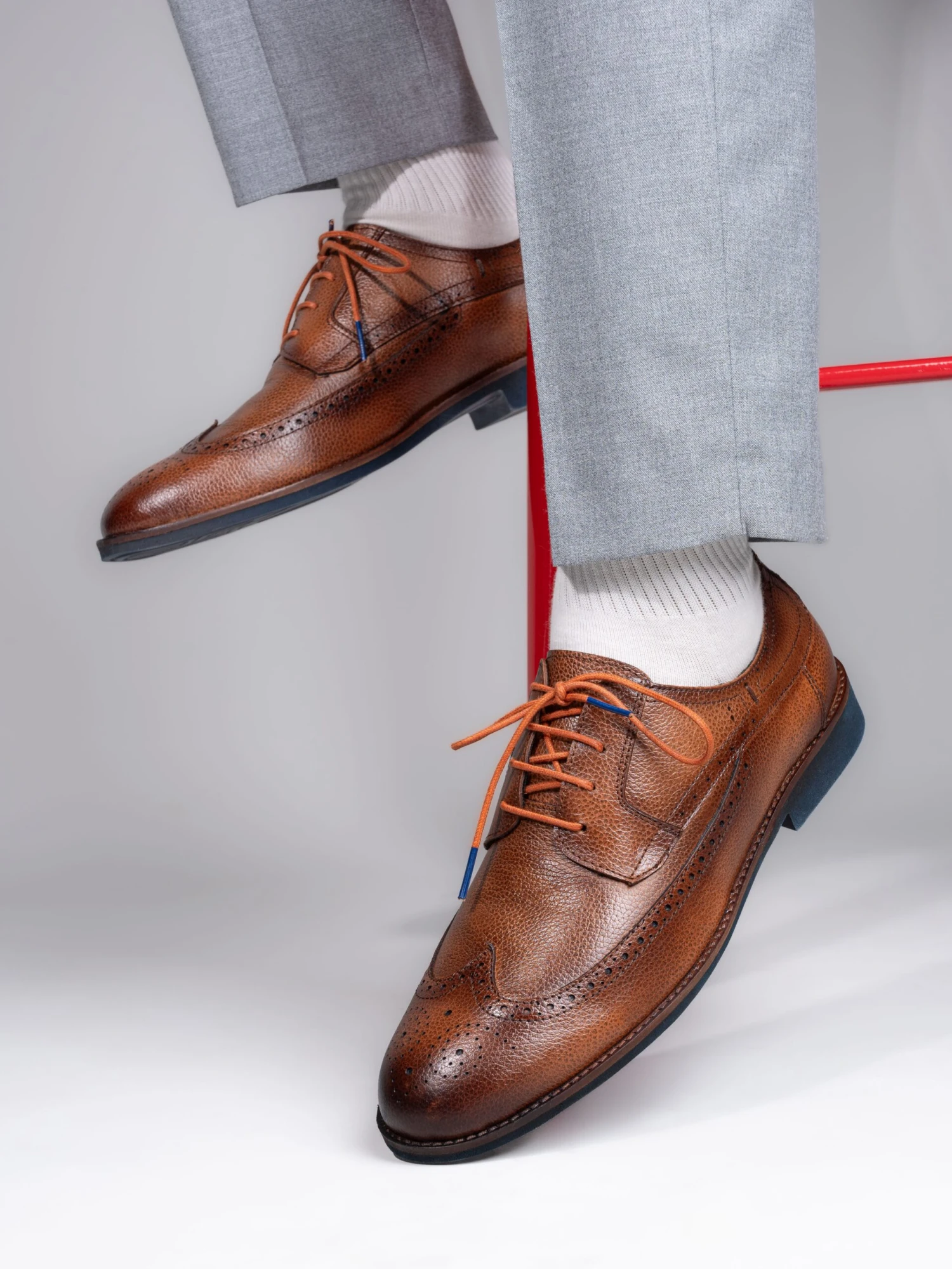 Alberto Torresi Horwik Series Tan Mild Leather Brogue Shoe 1 Alberto Torresi Horwik Series Tan Mild Leather Brogue Shoe