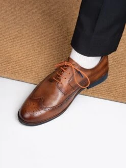 Alberto Torresi Horwik Series Tan Mild Leather Brogue Shoe 11 Alberto Torresi Horwik Series Tan Mild Leather Brogue Shoe -Alberto Torresi Store 66707 TAN 8