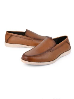 Alberto Torresi Genuine Leather Alpha Male Loafers 16 Alberto Torresi Genuine Leather Alpha Male Loafers -Alberto Torresi Store 66726 TAN 3