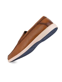 Alberto Torresi Genuine Leather Alpha Male Loafers 18 Alberto Torresi Genuine Leather Alpha Male Loafers -Alberto Torresi Store 66726 TAN 5