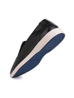 Alberto Torresi Mild Leather Alpha Male Loafer With Sneaker Comfort Padding And Leather Upper 9 Alberto Torresi Mild Leather Alpha Male Loafer With Sneaker Comfort Padding And Leather Upper -Alberto Torresi Store 66727 BLACK 3