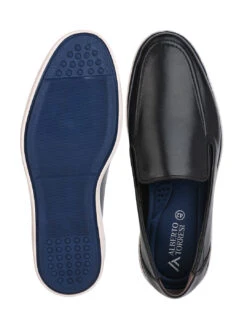 Alberto Torresi Mild Leather Alpha Male Loafer With Sneaker Comfort Padding And Leather Upper 12 Alberto Torresi Mild Leather Alpha Male Loafer With Sneaker Comfort Padding And Leather Upper -Alberto Torresi Store 66727 BLACK 6