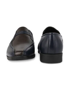 Alberto Torresi Office Edition Blue Brown Faux Leather Slip On 800 -Alberto Torresi Store 66800 BLUE BROWN 5