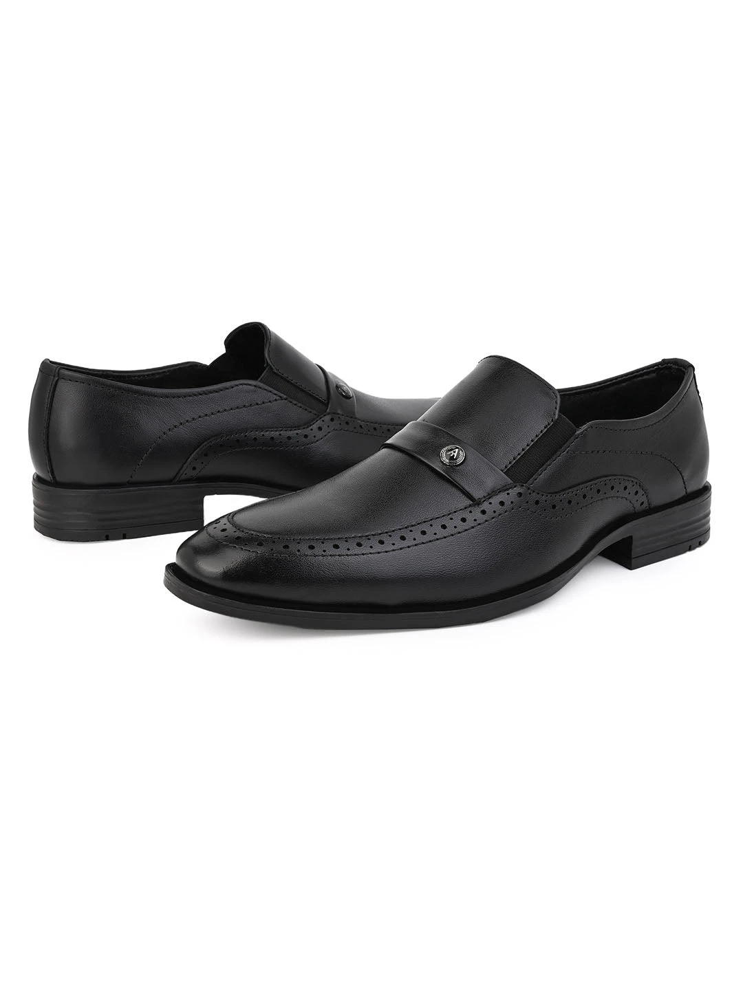 Alberto Torresi Black Formals Slip-Ons 6 Alberto Torresi Black Formals Slip-Ons - Image 6