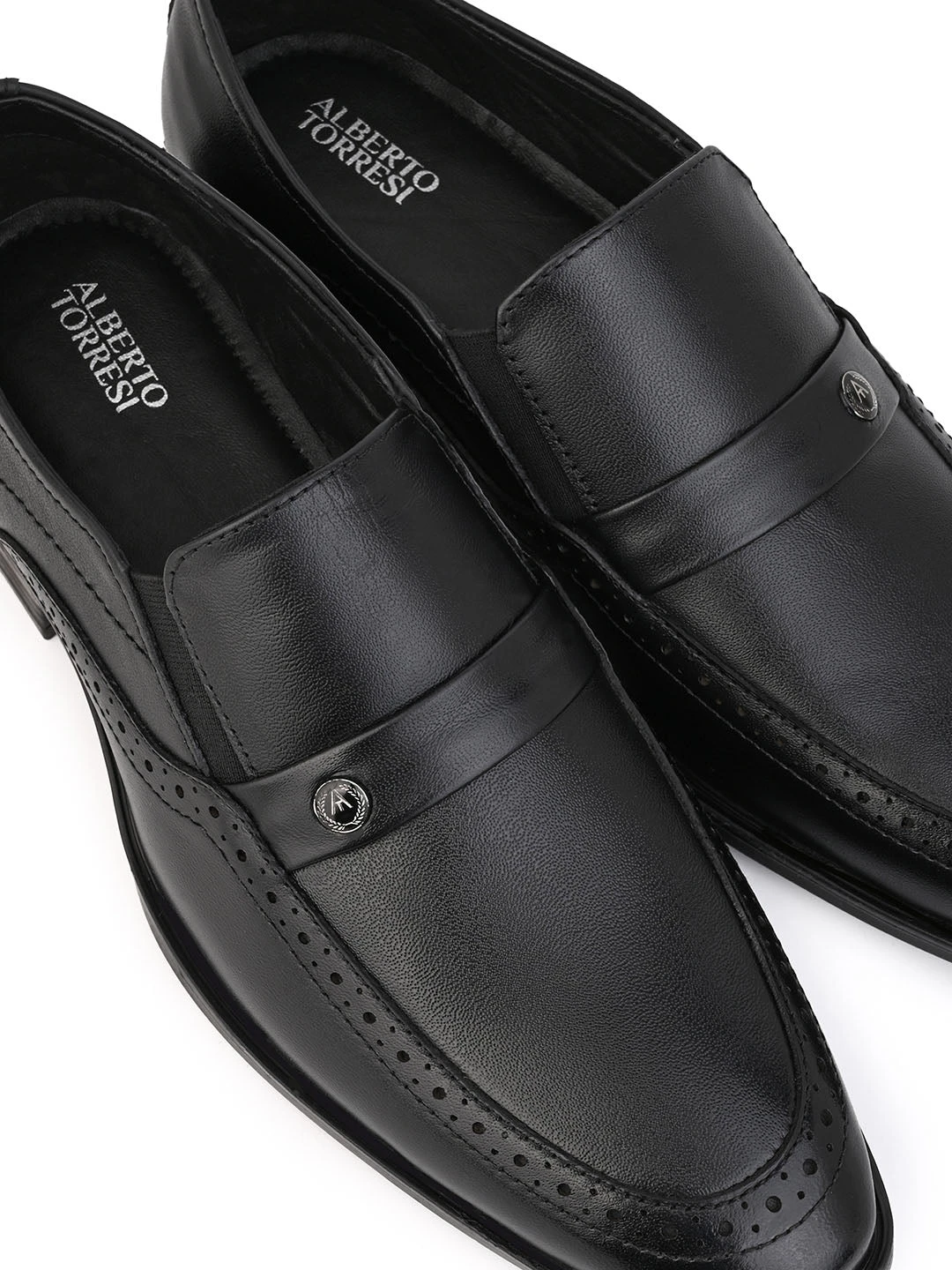 Alberto Torresi Black Formals Slip-Ons 5 Alberto Torresi Black Formals Slip-Ons - Image 5