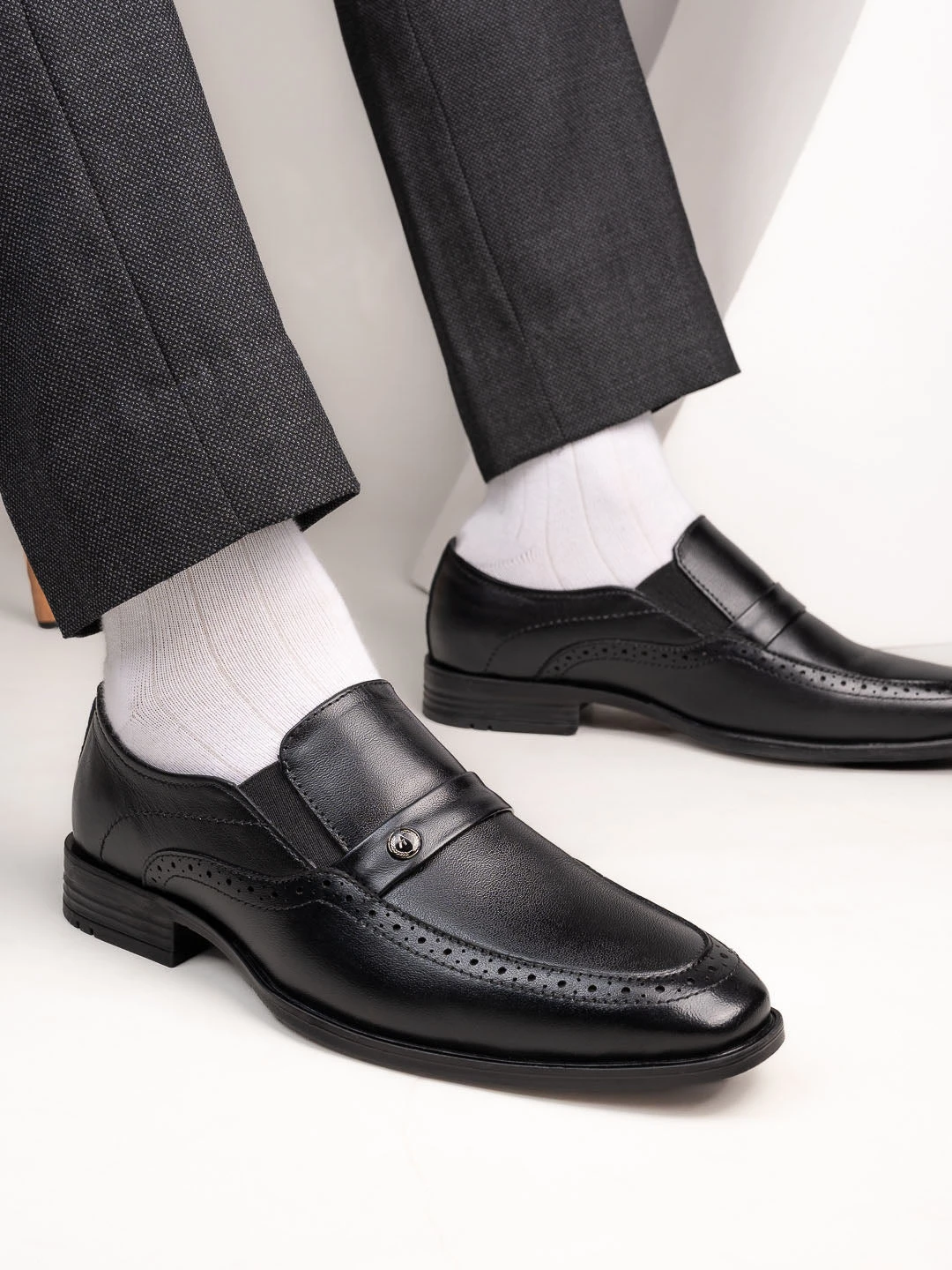 Alberto Torresi Black Formals Slip-Ons 1 Alberto Torresi Black Formals Slip-Ons