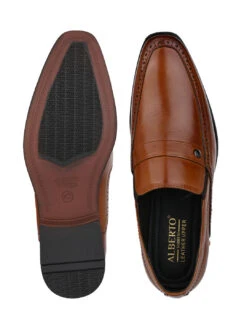 Alberto Torresi Genuine Leather Tan Slipon Formal Shoes -Alberto Torresi Store 66925 TAN 6