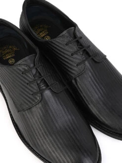 Alberto Torresi Textured Black Leather Office/ Dress Formal Derby Shoes -Alberto Torresi Store 66950 BLACK 7 ccbe5e72 2cc7 4003 a5d4 2145ff231295