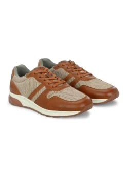 Alberto Torresi Genuine Leather 569 Tan Sneakers -Alberto Torresi Store 73569 TAN 4