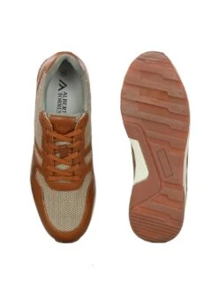 Alberto Torresi Genuine Leather 569 Tan Sneakers -Alberto Torresi Store 73569 TAN 7