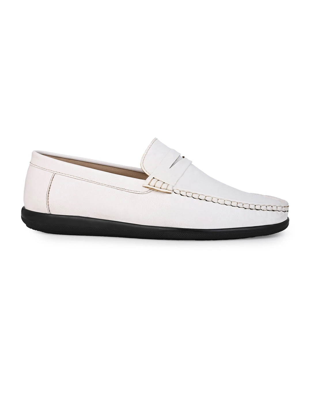 Alberto Torresi White Slip On Loafer 3 Alberto Torresi White Slip On Loafer - Image 3