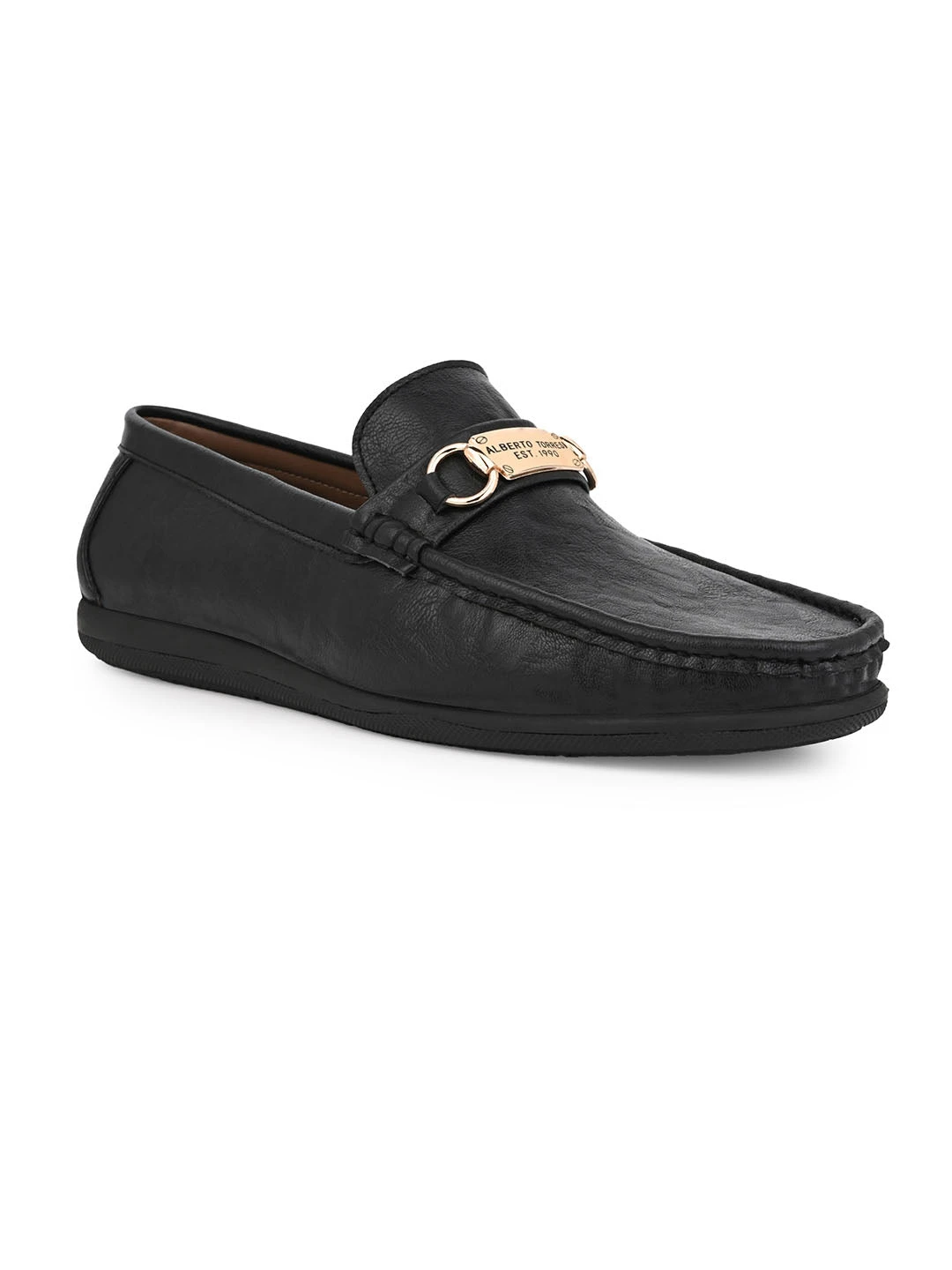 Alberto Torresi Twisty Series 531 Full Flex Rubber Sole Slip In Black Casual Loafers 2 Alberto Torresi Twisty Series 531 Full Flex Rubber Sole Slip In Black Casual Loafers - Image 2