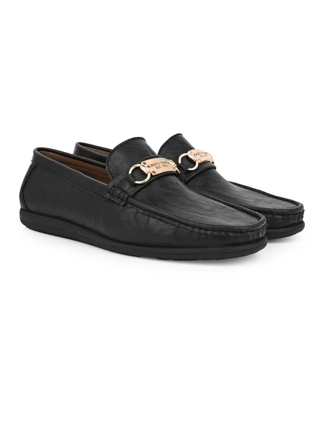 Alberto Torresi Twisty Series 531 Full Flex Rubber Sole Slip In Black Casual Loafers 3 Alberto Torresi Twisty Series 531 Full Flex Rubber Sole Slip In Black Casual Loafers - Image 3