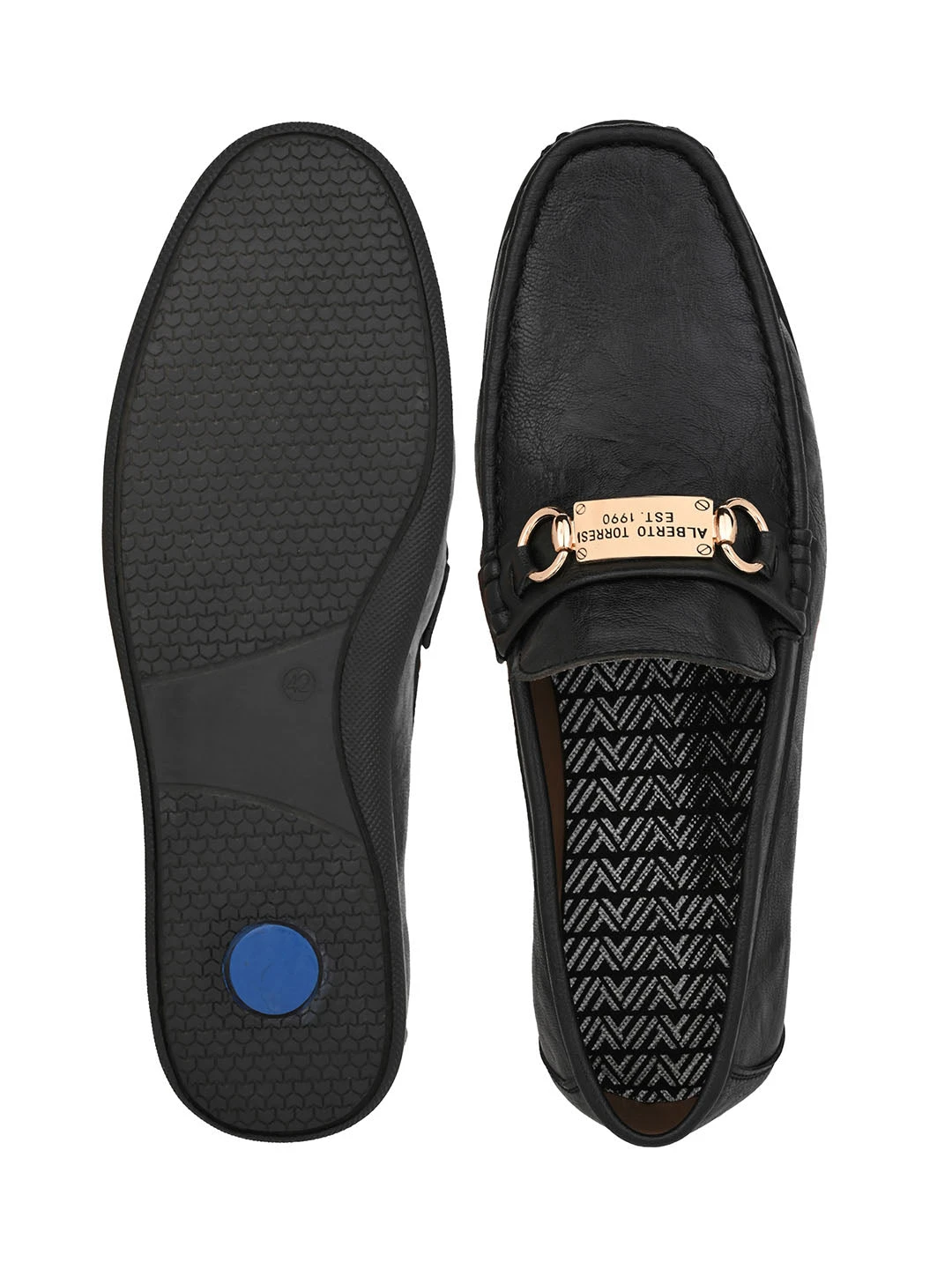 Alberto Torresi Twisty Series 531 Full Flex Rubber Sole Slip In Black Casual Loafers 7 Alberto Torresi Twisty Series 531 Full Flex Rubber Sole Slip In Black Casual Loafers - Image 7