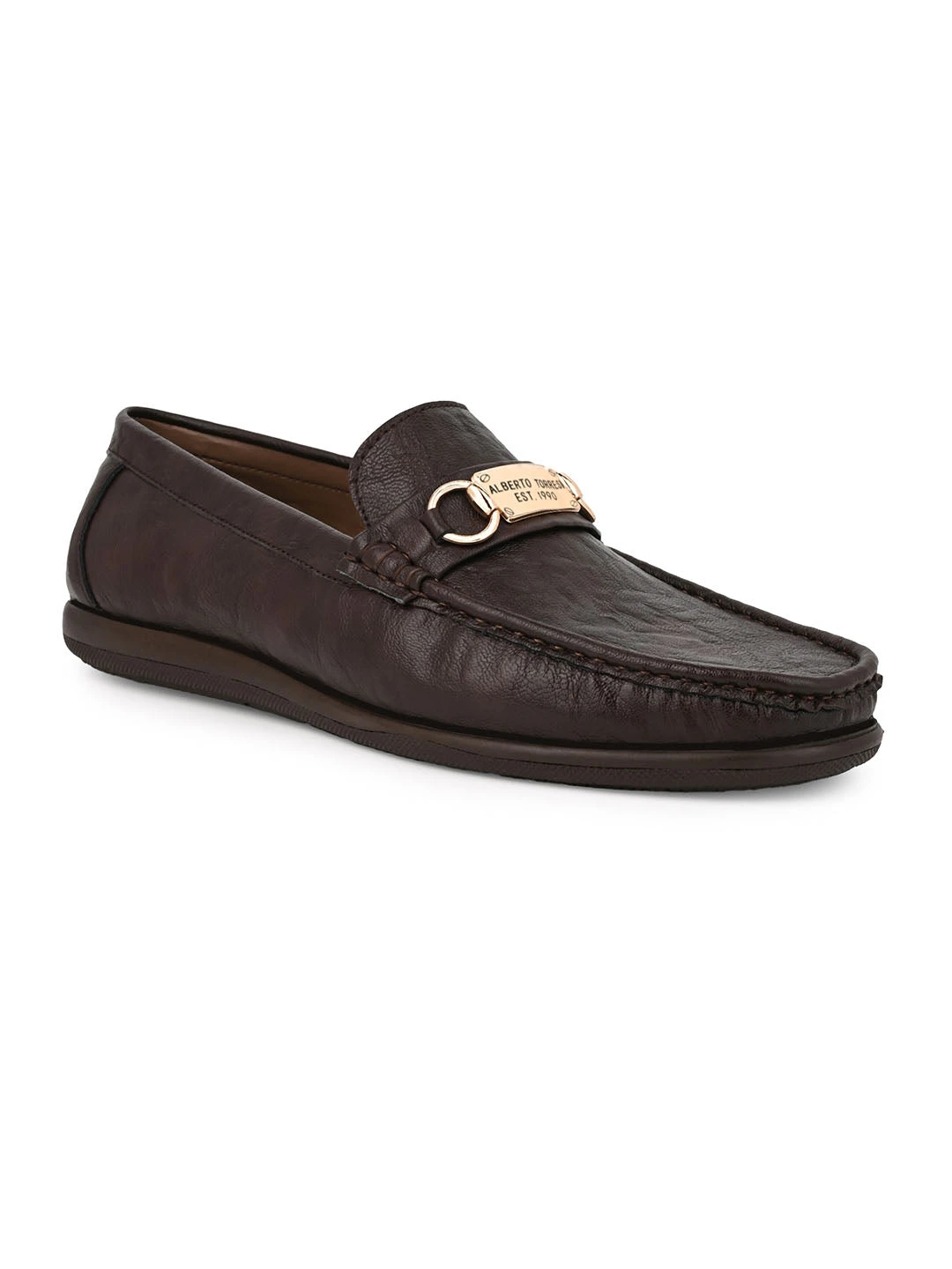 Alberto Torresi Twisty Series 531 Full Flex Rubber Sole Slip In Brown Casual Loafers 2 Alberto Torresi Twisty Series 531 Full Flex Rubber Sole Slip In Brown Casual Loafers - Image 2