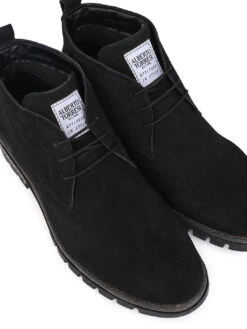 Alberto Torresi Headon Series Devl559 Genuine Suede High Tops For Men -Alberto Torresi Store 88559 BLACK 5