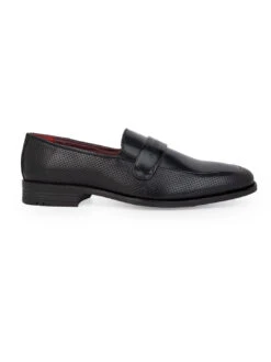 Alberto Torresi Fox Leather Black Slip On Formal Shoes -Alberto Torresi Store 88622BLACK 3
