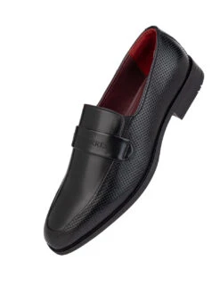 Alberto Torresi Fox Leather Black Slip On Formal Shoes -Alberto Torresi Store 88622BLACK 4