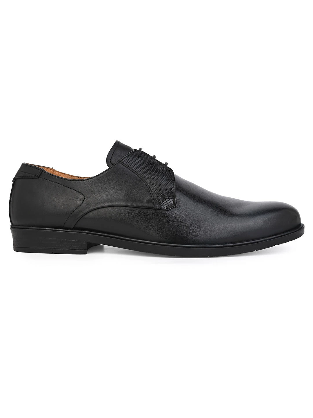 Alberto Torresi Men's Black Leather Formal Derby Shoes 2 Alberto Torresi Men's Black Leather Formal Derby Shoes - Image 2
