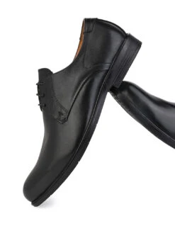 Alberto Torresi Men's Black Leather Formal Derby Shoes 10 Alberto Torresi Men's Black Leather Formal Derby Shoes -Alberto Torresi Store 88652 Black New 5