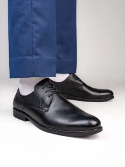 Alberto Torresi Men's Black Leather Formal Derby Shoes 11 Alberto Torresi Men's Black Leather Formal Derby Shoes -Alberto Torresi Store 88652 Black New 8