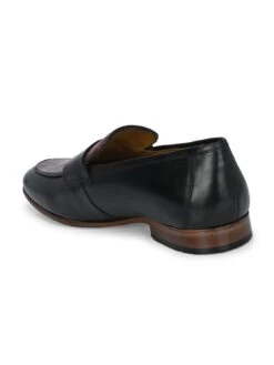 Alberto Torresi Genuine Leather Black Bordo Loafers For Men 10 Alberto Torresi Genuine Leather Black Bordo Loafers For Men -Alberto Torresi Store 88682 BLACK BORDO 3