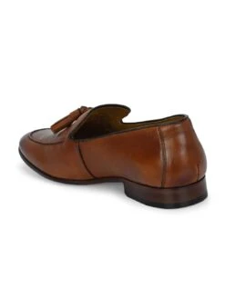 Alberto Torresi Genuine Leather 683 Tan Tassel Loafers For Men -Alberto Torresi Store 88683 TAN 3