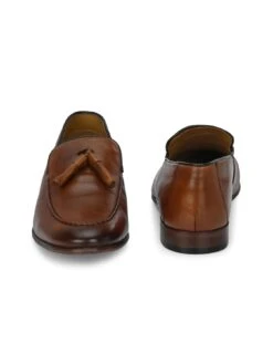 Alberto Torresi Genuine Leather 683 Tan Tassel Loafers For Men -Alberto Torresi Store 88683 TAN 6