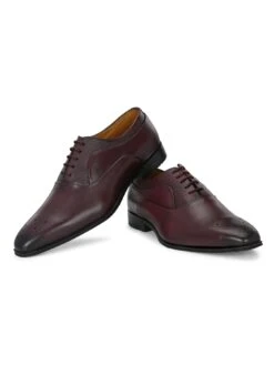 Alberto Torresi Genuine Leather 685 Bordo Office/ Dress Formal Lace Up Shoes -Alberto Torresi Store 88685 BORDO 5