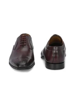 Alberto Torresi Genuine Leather 685 Bordo Office/ Dress Formal Lace Up Shoes -Alberto Torresi Store 88685 BORDO 6