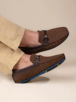 Alberto Torresi Trendy Silicon Multi Coloured Anti Slip Vibrant BrownLoafer