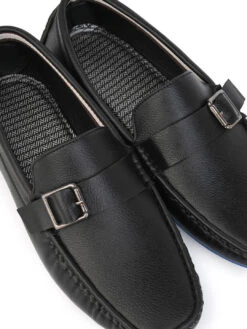 Alberto Torresi Trendy Silicon Muti Coloured Anti Slip Sole Black Monk Loafer 15 Alberto Torresi Trendy Silicon Muti Coloured Anti Slip Sole Black Monk Loafer -Alberto Torresi Store 88716 BLACK N 7