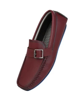 Alberto Torresi Trendy Silicon Muti Coloured Anti Slip Sole Bordo Monk Loafer 12 Alberto Torresi Trendy Silicon Muti Coloured Anti Slip Sole Bordo Monk Loafer -Alberto Torresi Store 88716 BORDO 4