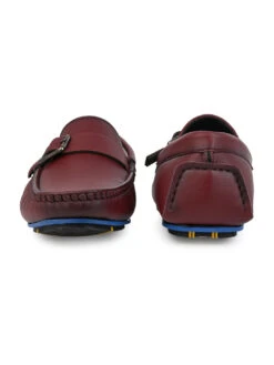 Alberto Torresi Trendy Silicon Muti Coloured Anti Slip Sole Bordo Monk Loafer 13 Alberto Torresi Trendy Silicon Muti Coloured Anti Slip Sole Bordo Monk Loafer -Alberto Torresi Store 88716 BORDO 5
