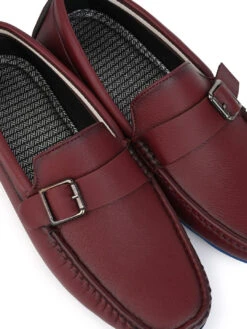 Alberto Torresi Trendy Silicon Muti Coloured Anti Slip Sole Bordo Monk Loafer 15 Alberto Torresi Trendy Silicon Muti Coloured Anti Slip Sole Bordo Monk Loafer -Alberto Torresi Store 88716 BORDO 7