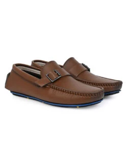 Alberto Torresi Trendy Silicon Multi Coloured Anti Slip Sole Tan Monk Loafer 10 Alberto Torresi Trendy Silicon Multi Coloured Anti Slip Sole Tan Monk Loafer -Alberto Torresi Store 88716 TAN N 2