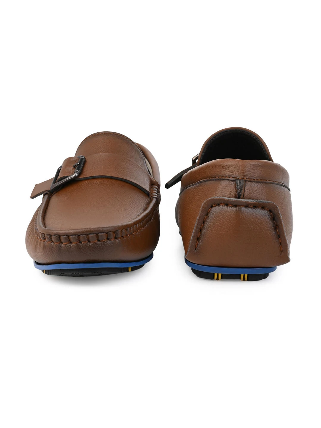 Alberto Torresi Trendy Silicon Multi Coloured Anti Slip Sole Tan Monk Loafer 6 Alberto Torresi Trendy Silicon Multi Coloured Anti Slip Sole Tan Monk Loafer - Image 6