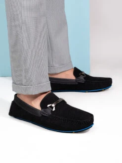 Alberto Torresi Trendy Silicon Multi Coloured Anti Slip Sole Vibrant Black Loafer