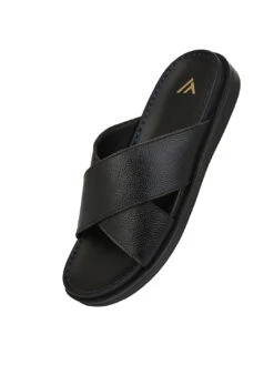 Alberto Torresi Deriko Black Genuine Leather Flats -Alberto Torresi Store DSC 2069