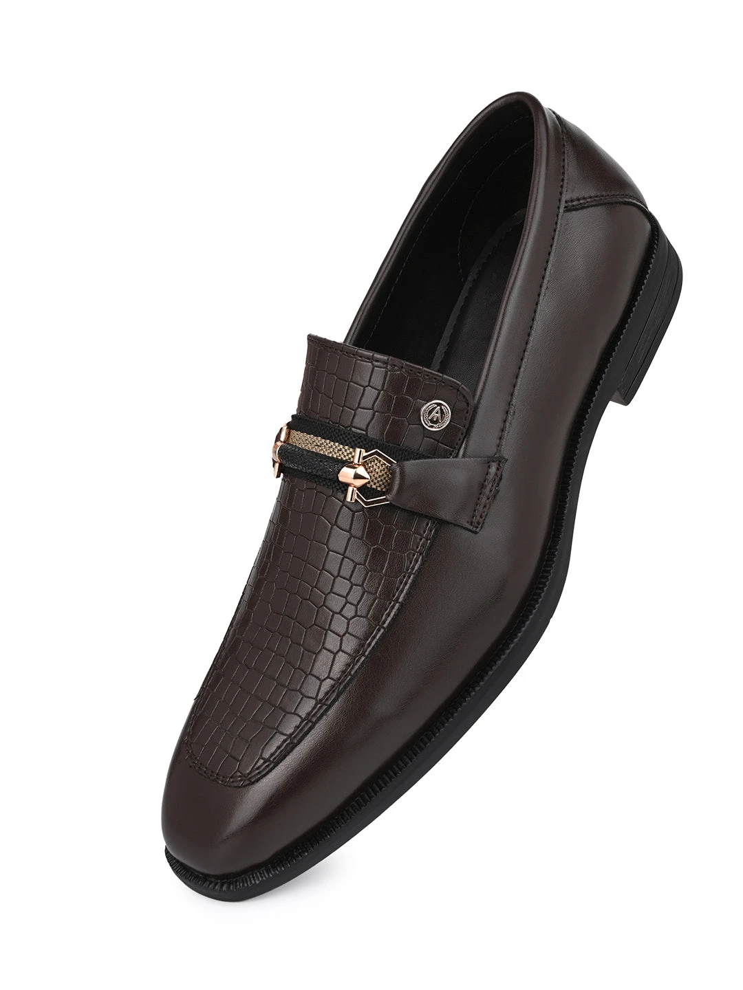 Alberto Torresi MEN'S CALABRIA BROWN BUCKLE SLIP-ON SHOE FOR MEN 7 Alberto Torresi MEN'S CALABRIA BROWN BUCKLE SLIP-ON SHOE FOR MEN - Image 7