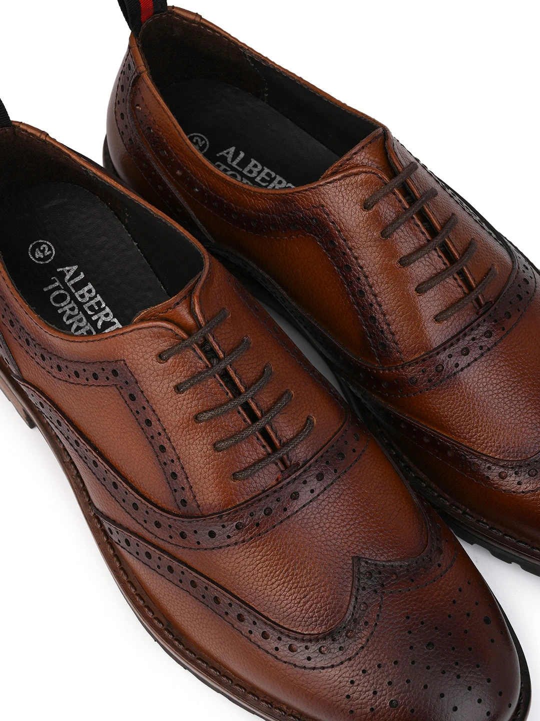Alberto Torresi Latest TanBrogue Shoes With Padded Insole 5 Alberto Torresi Latest TanBrogue Shoes With Padded Insole - Image 5