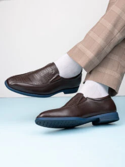 Alberto Torresi Hungary Series 611 Branded Sole Brown Formal Shoes