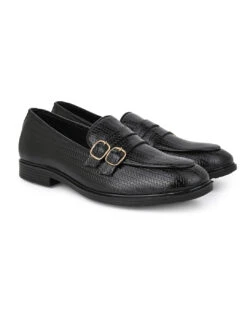 Alberto Torresi Palermo Black Men's Double Monk Strap Shoes -Alberto Torresi Store DSC 6713 2