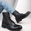 Alberto Torresi Barcus Black Ankle Boots