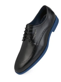 Alberto Torresi Hungary Series 607 Branded Sole Black Formal Shoes -Alberto Torresi Store DSC 7213