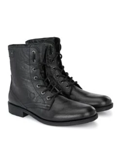 Alberto Torresi Barcus Black Ankle Boots -Alberto Torresi Store DSC 7338